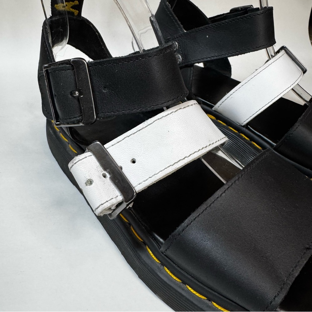 Dr. Martens Gryphon Contrast Leather Strap Sandals - Picture 7 of 7